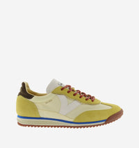 Sneakers Saturno Nylon Suede Giallo