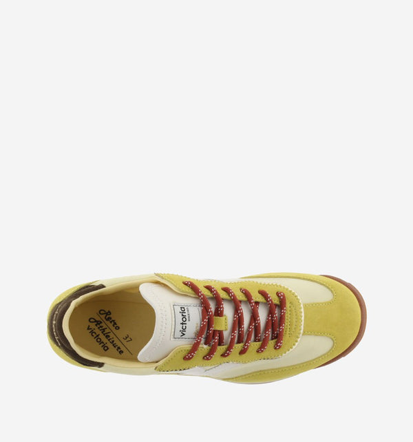 Sneakers Saturno Nylon Suede Giallo