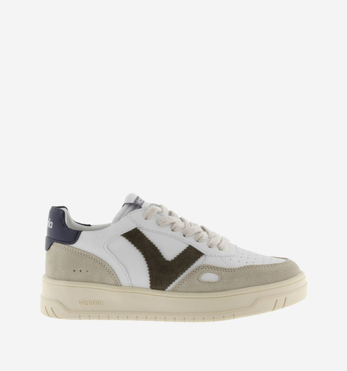 Sneaker Seul Efecto Piel Camoscio Marino