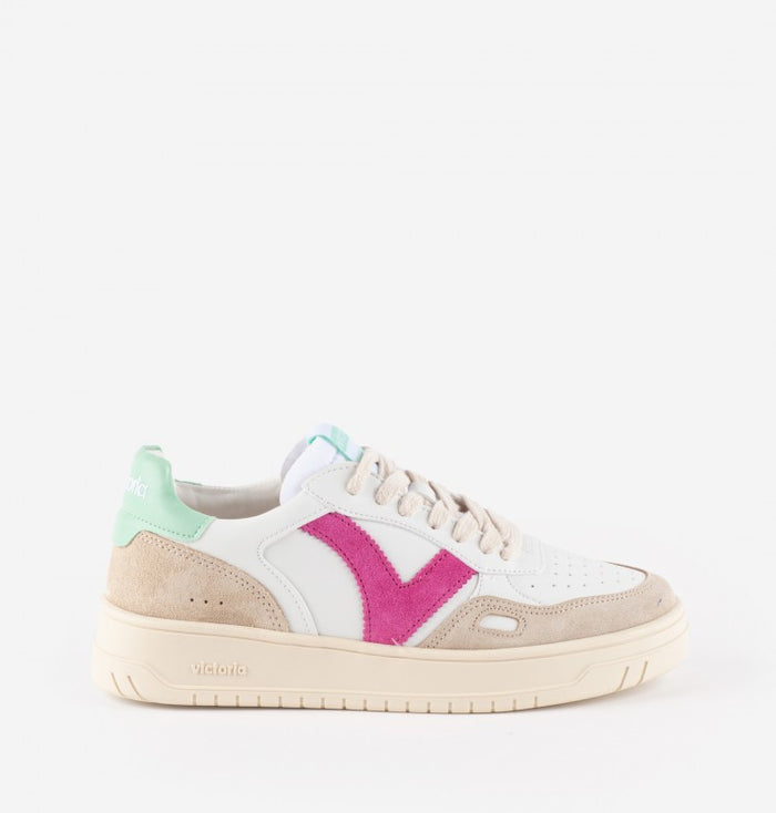 Sneakers Seul Bianca Fucsia