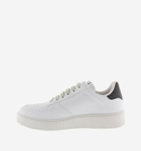 Sneakers Madrid Bianca con logo Nero