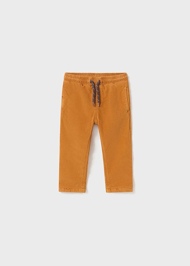 Pant.Micropanno Traforato Arachide