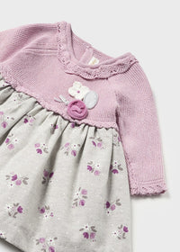 Vestito Combinato Rosa Baby