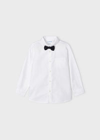 Camicia Manica Lunga Elegante Papillon