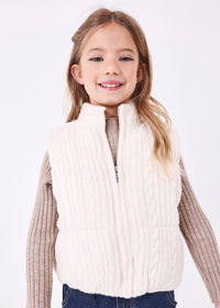Gilet Tricot Beige
