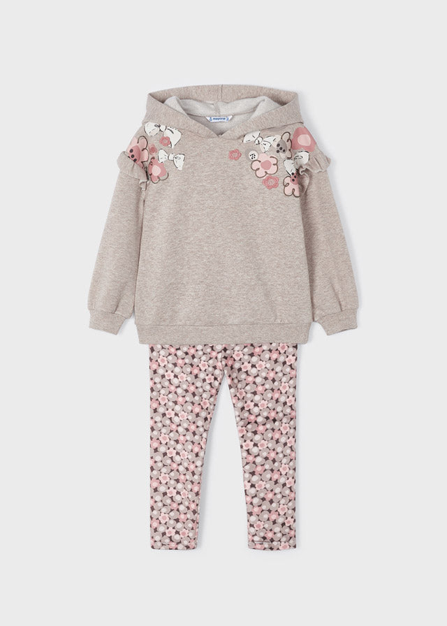 Completo Leggings Ciniglia Grigio Vig
