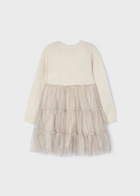 Vestito Tricot Tul Zenzero