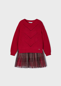 Vestito Tricot Tul