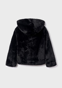 Cappotto Pelliccia Nero