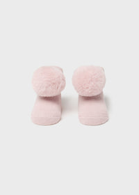 Set Calzini E Cerchietto Rosato