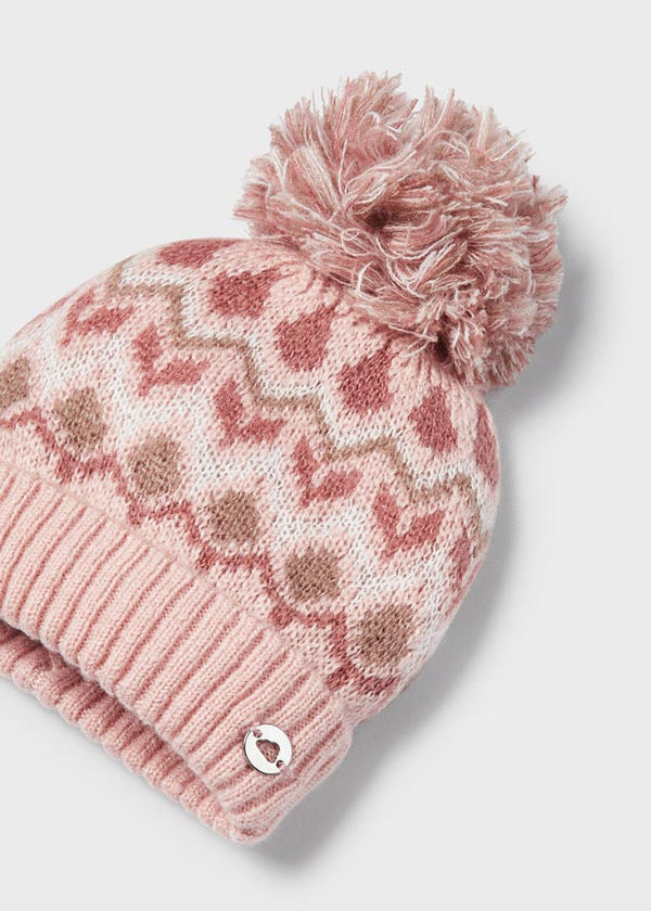 Comp.Cappello Sciarpa Jacquar Nudo