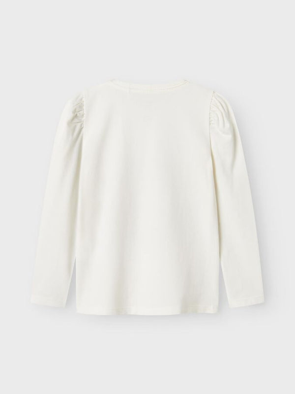 T-Shirt Manica Lunga Bambina Cloud Dancer