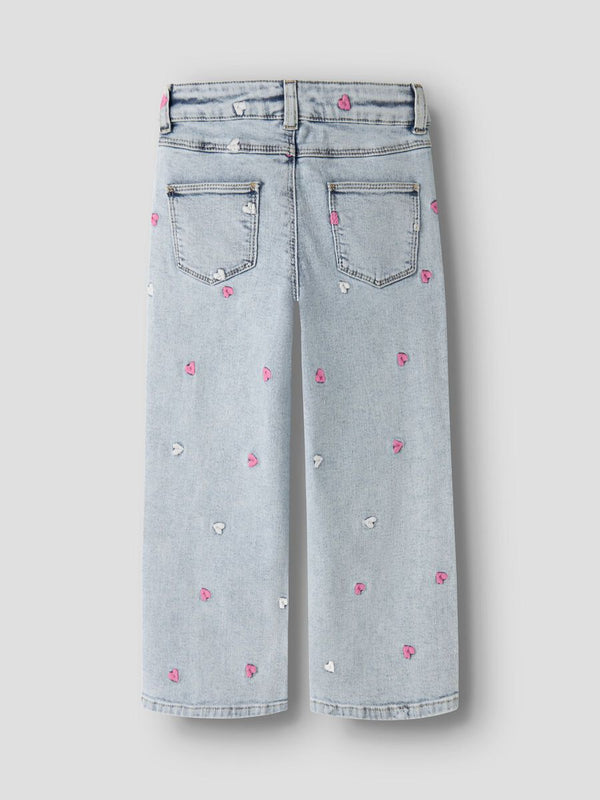 Jeans Fashion Girl Con Cuori All-Over