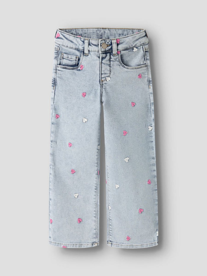 Jeans Fashion Girl Con Cuori All-Over