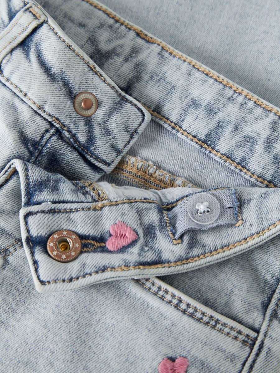 Jeans Fashion Girl Con Cuori All-Over