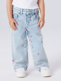 Jeans Fashion Girl Con Cuori All-Over