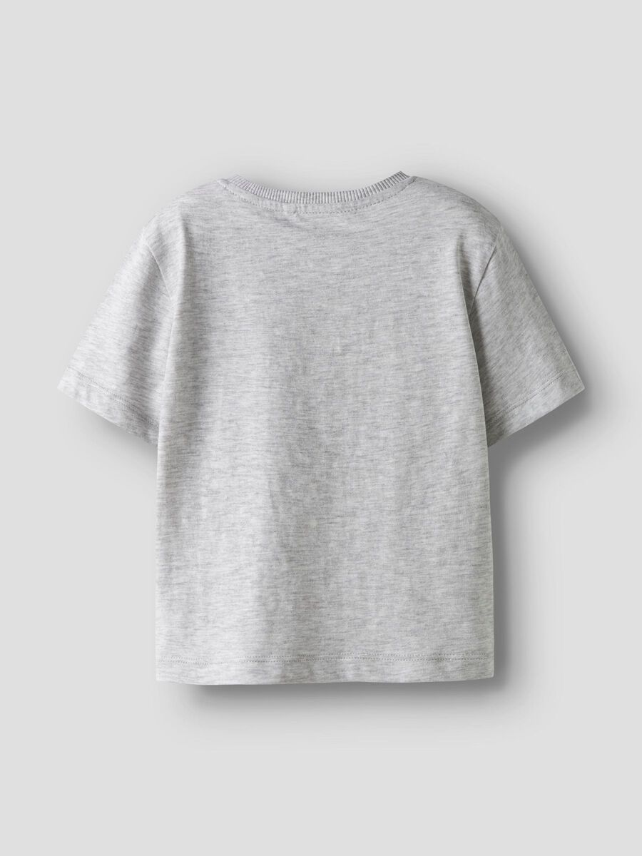 T-Shirt Bambina Grigia Glitter Arcobaleno