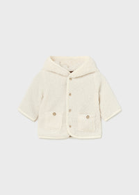 Cappotto Reversibile Marrone-Bianco Pelliccia