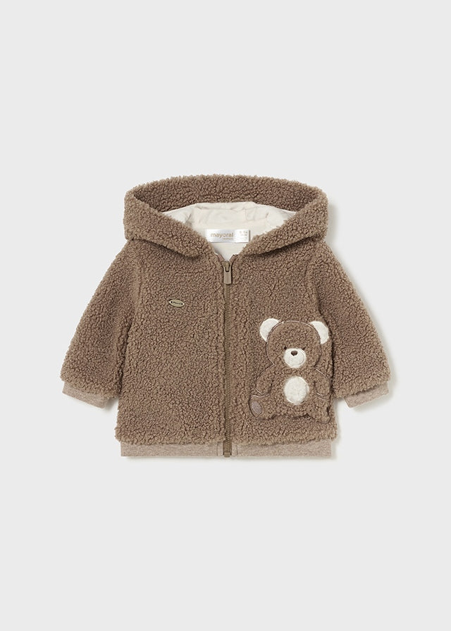 Felpa Marrone Fleece Orsetto