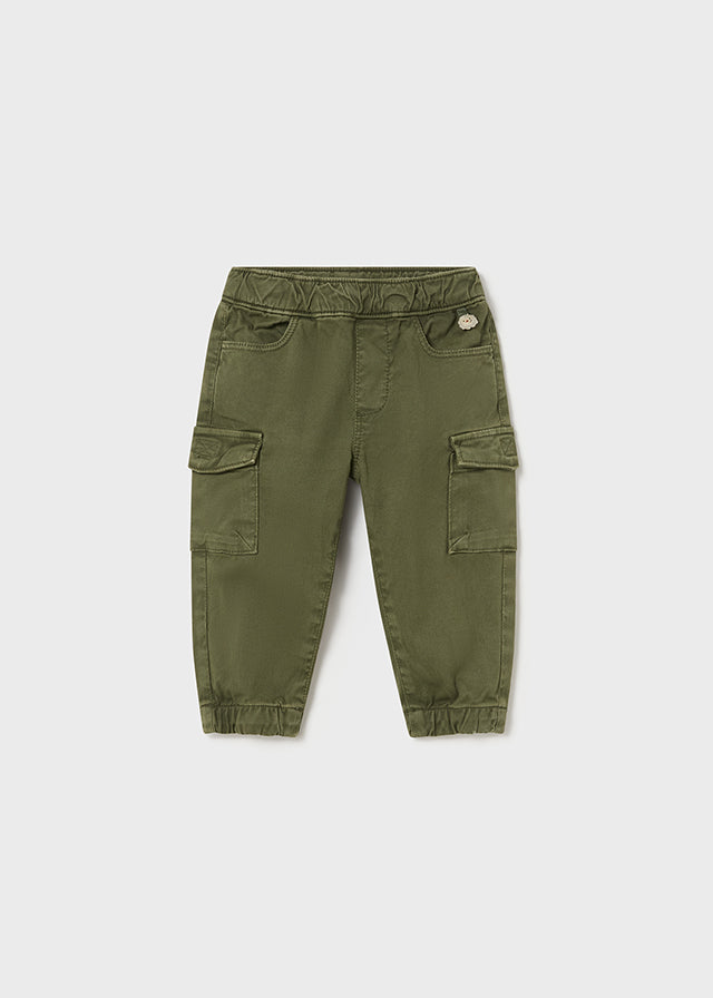 Pantalone Cargo Verde Bimbo