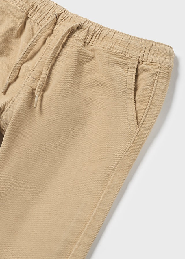 Pantalone Beige Micropanno Traforato