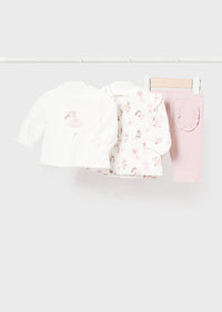Tuta Rosa 3 Pezzi con Pant Rosa
