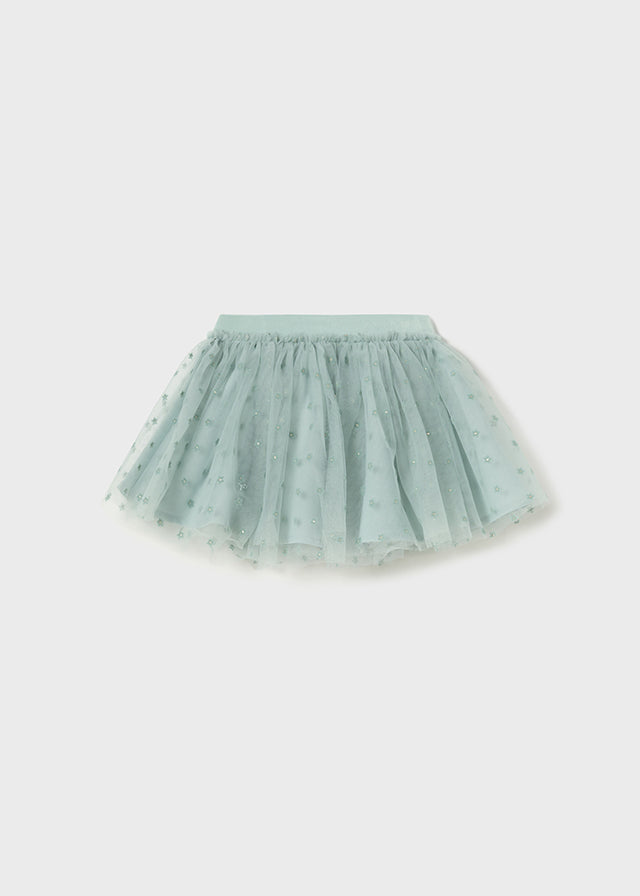 Gonna Tulle Verde Smeraldo