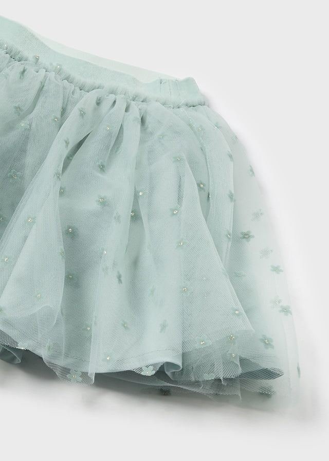 Gonna Tulle Verde Smeraldo