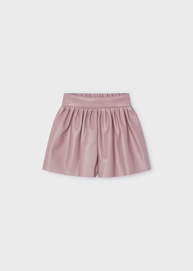 Gonna Pantalone Rosa Similpelle