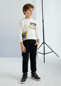Pantalone Nero Sport Jogger