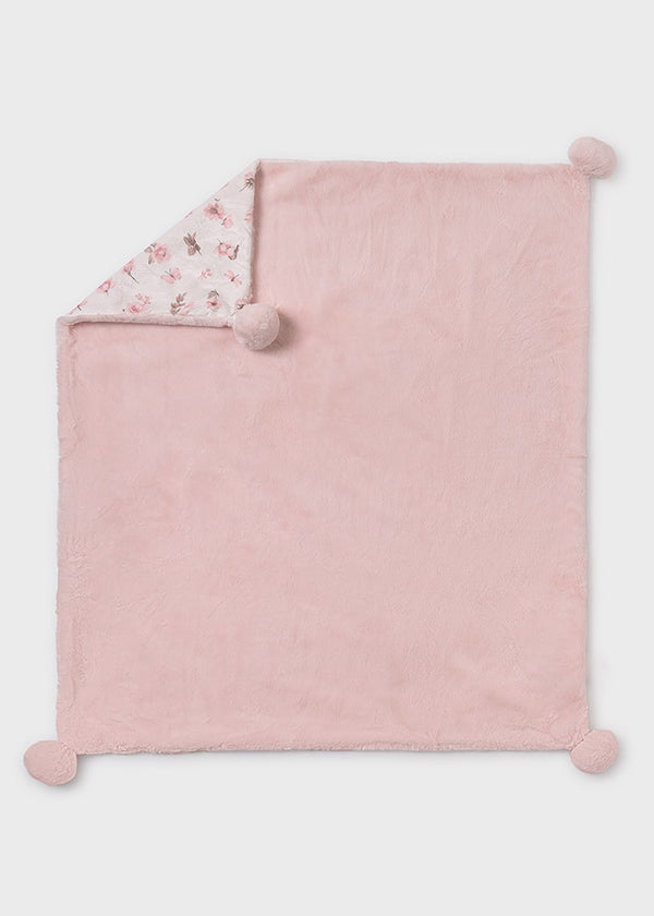 Coperta Winter Rosa Pon Pon