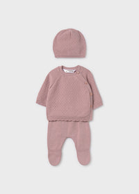 Set Regalo Rosa Tricot