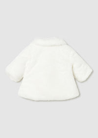Cappotto Pelliccia Ecru