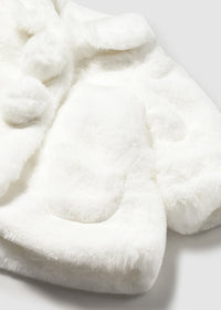 Cappotto Pelliccia Ecru