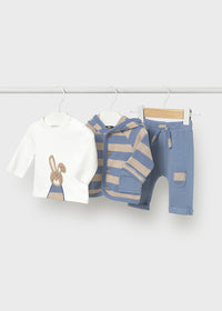 Tuta 3 Pezzi Maglietta Soft Nube