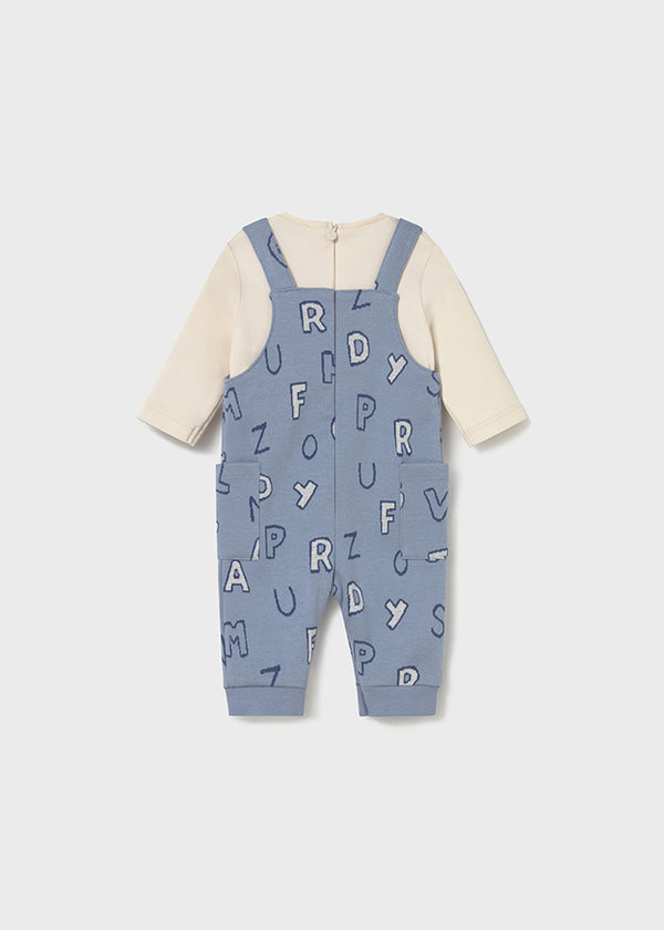 Tutina Salopette Jacquard Blue Bell