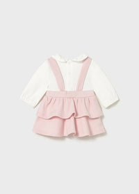 Pagliaccetto Gonna Interlock Rosa Baby