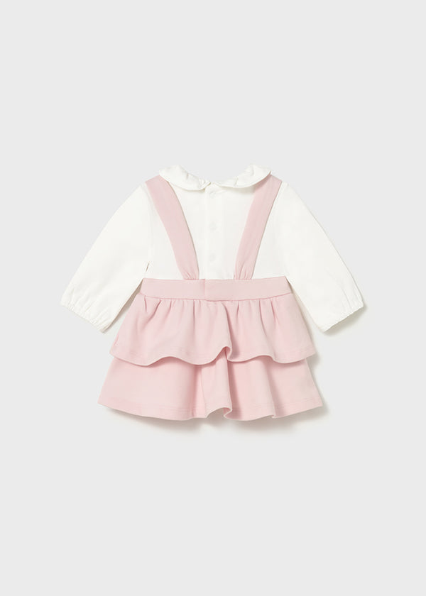 Pagliaccetto Gonna Interlock Rosa Baby