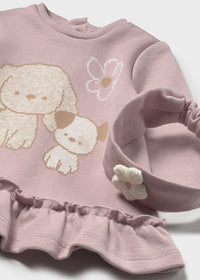 Vestito Punto Jacquard Petalo