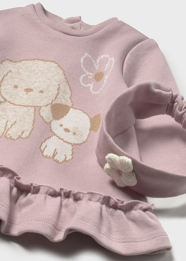 Vestito Punto Jacquard Petalo