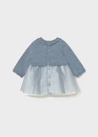 Vestito Tricot E Tulle Luna