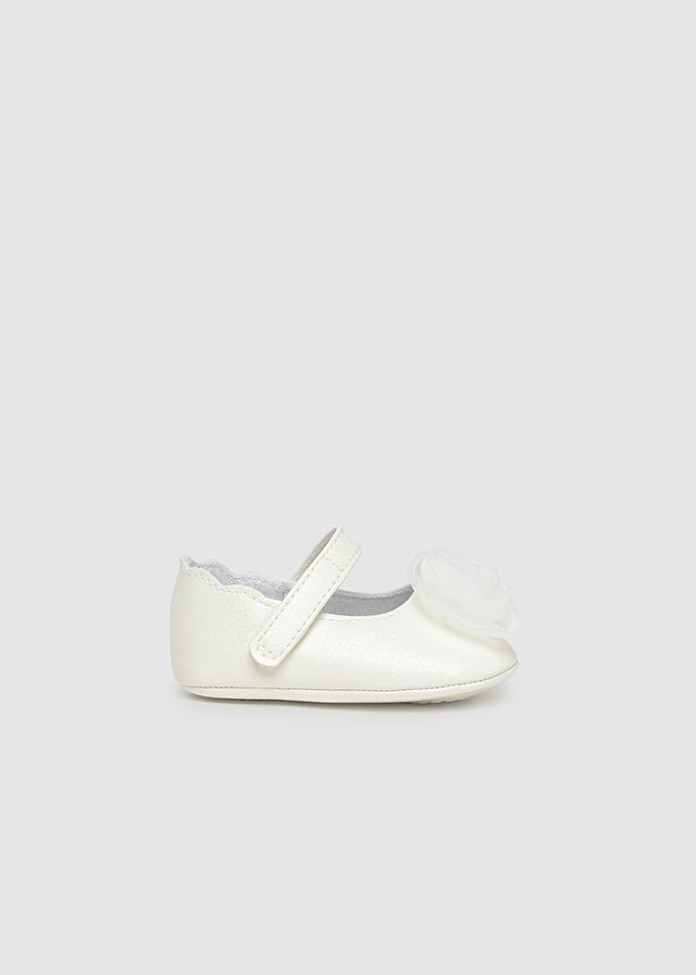 Scarpe Fiore Ecru