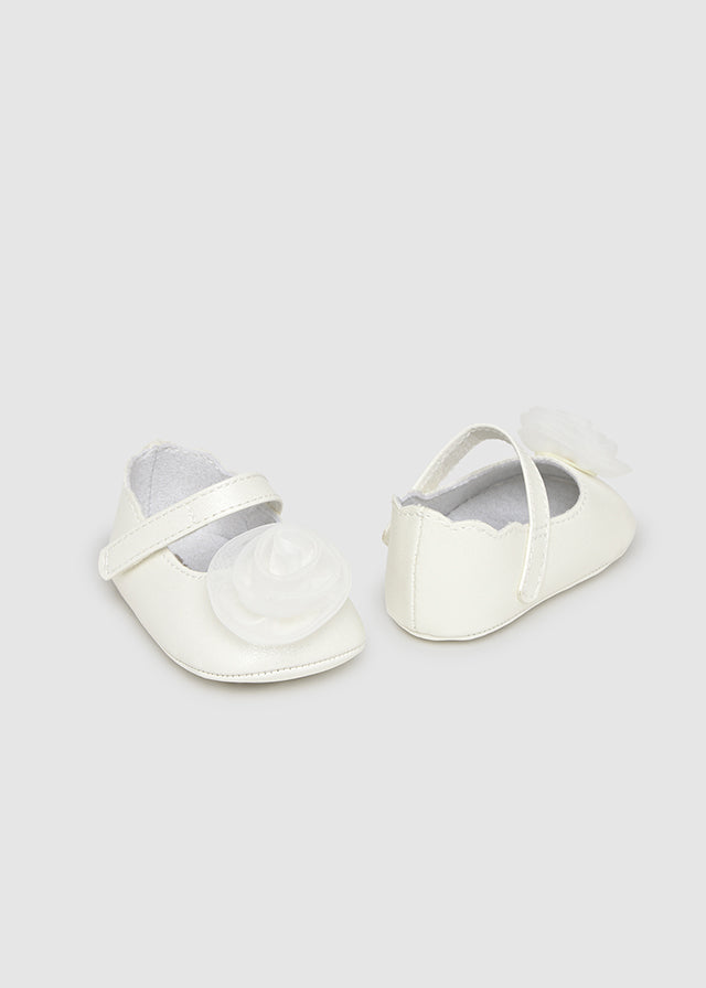 Scarpe Fiore Ecru