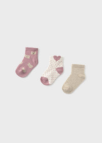 Set 3 Calzini Orchidea
