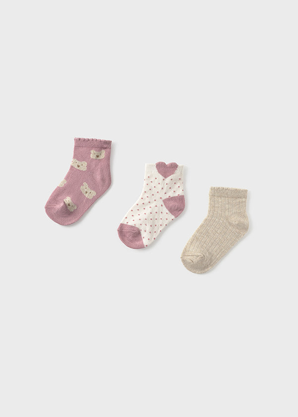 Set 3 Calzini Orchidea