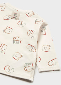 Maglietta Manica Lunga Beige