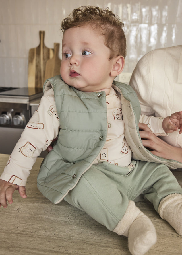 Gilet Reversibile Verde