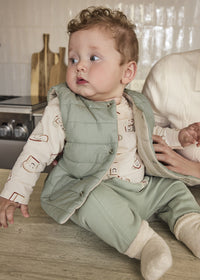 Gilet Reversibile Verde