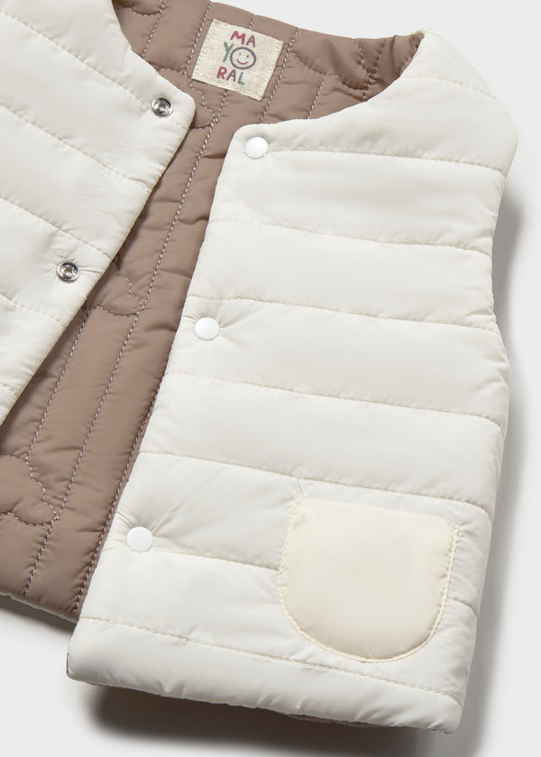 Gilet Reversibile Bianco