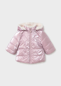 Giaccone Reversibile Orso Rosa